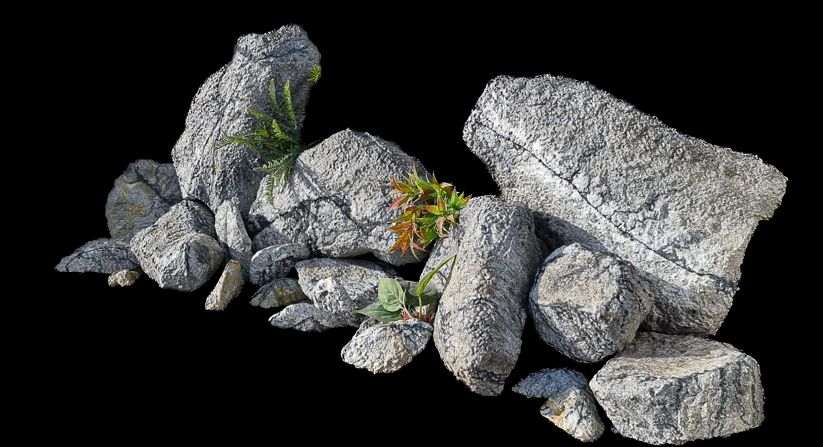 Handcrafted stone close up