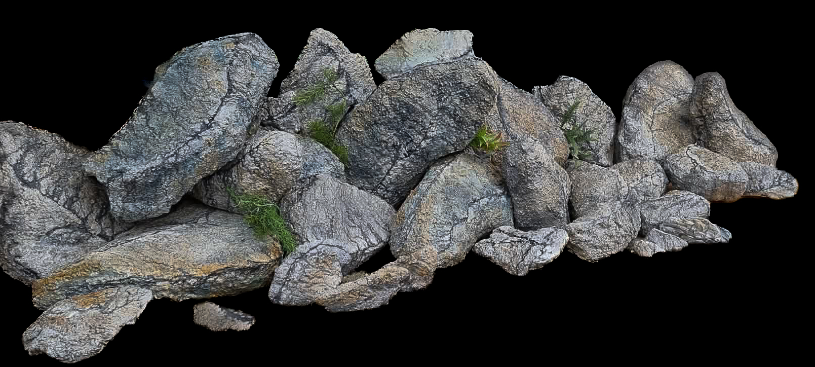 Detailed rock composition